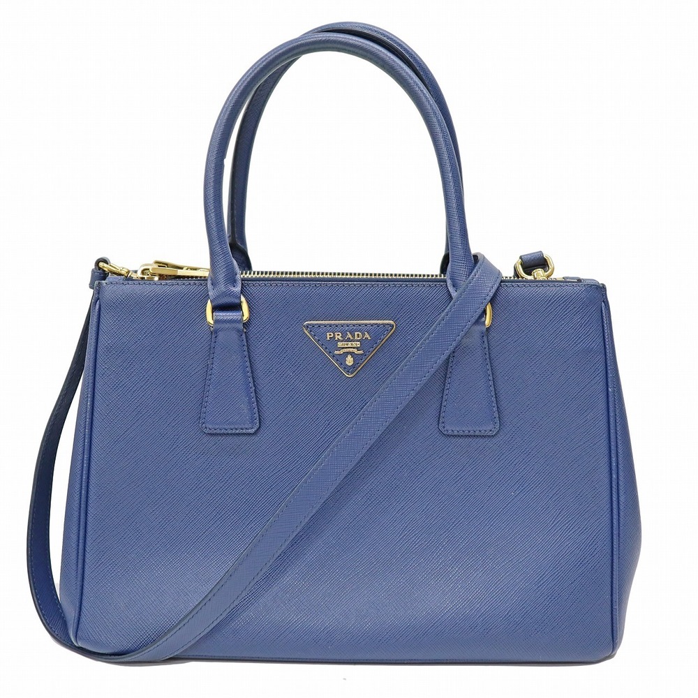 Prada Galleria Bag Leather Blue